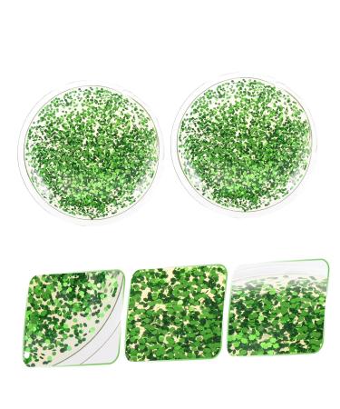 FRCOLOR 2pcs Eye Patch Ice Pack for Face and Breastmilk - Cooling Eye Pad for Hydrating and Compress - Green, 6.5X6.5X0.5CM - Buy Online on GoSupps.com