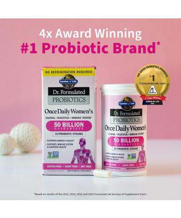 Garden of Life Organics Multivitamin for Men & Dr. Formulated Women's Probiotics Once Daily 16 Strains 50 Billion 30 Capsules - Buy Online on GoSupps.com
