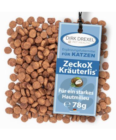Dirk Drexel ZeckoX herbal treats for cats | treats with herbal extracts | natural nutrition with coconut & cardoon 3 month treatment - Buy Online on GoSupps.com