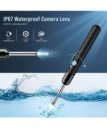 Ear Wax Removal Kit with Camera and 8 Pcs Ear Set - Ear Cleaner with Light - Earwax Remover Tool for iOS & Android - Black - Buy Online on GoSupps.com