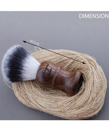 Haryali London Synthetic Hair Shaving Brush | Premium Rosewood Handle | International Shipping - Buy Online on GoSupps.com