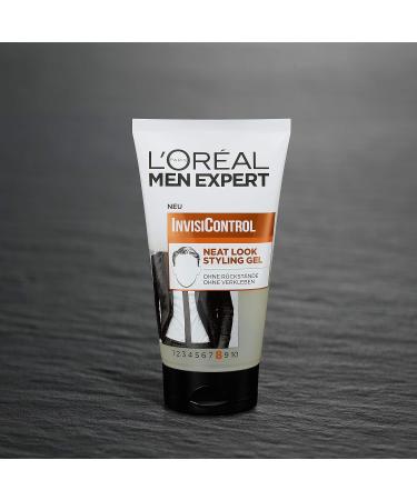 L'Or al Men Expert Styling Gel for Men - Invisicontrol Neat Look Hairstyling Gel 150ml | Model & Style Your Hair Naturally - Buy Online on GoSupps.com