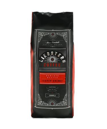 LIEBSTERN COFFEE Coffee beans 1kg SUPER CREMA Coffee with little extra acidity Best espresso coffee beans for fully automatic machines Roasted lots of aroma