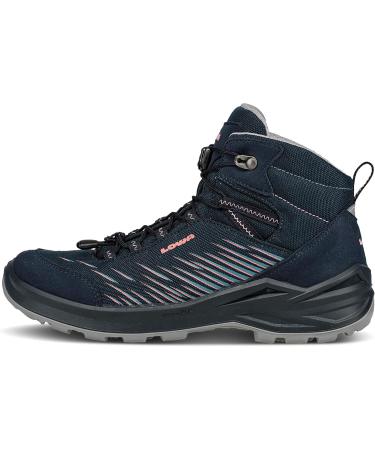 LOWA ZIRROX GTX MID JUNIOR 33 EU Navy Rose Boots | Durable Waterproof Kids Footwear for Outdoor Adventures - Buy Online on GoSupps.com