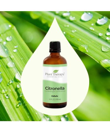 Buy 100% Pure Plant Therapy Citronella Essential Oil 100 mL - Aromatherapy Skin Care Candle Making & Outdoor Use - Therapeutic Grade - Buy Online on GoSupps.com