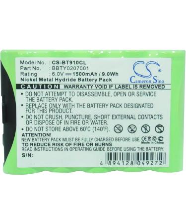 1500mAh Replacement Battery for AT&T 84020 24896 STB-910 (6.0V) - International Shipping Available - Buy Online on GoSupps.com