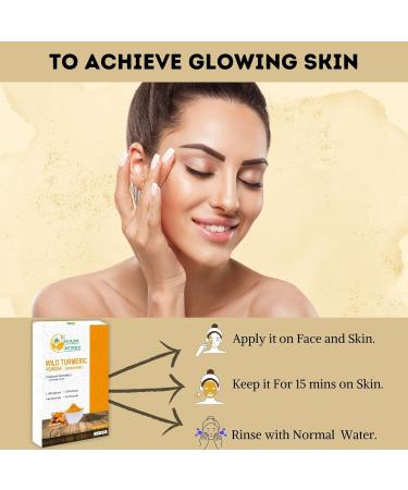 Herbs Botanica Wild Turmeric Powder For Face Reduces Acne Face Mask Dark Spots Hyperpigmentation Smooth Skin Kasturi Manjal Kasturi Turmeric Aromatic Turmeric 150 Gms / 5.30 Oz - Buy Online on GoSupps.com
