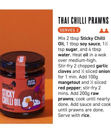 Woolf's Kitchen The Woolfs Kitchen Umami Bang Spicy and sticky chili oil Add a chilli kick to your food 190ml - Buy Online on GoSupps.com