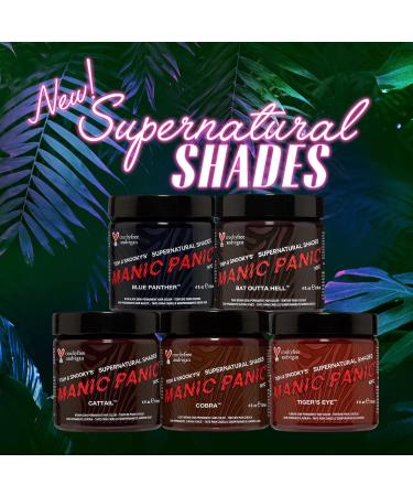 MANIC PANIC Tiger's Eye Hair Dye - Semi Permanent Rich Copper Ginger Color - Vegan & Ammonia Free (4oz) - Buy Online on GoSupps.com