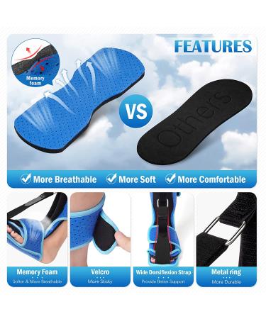 Plantar Fasciitis Night Splint with Support Plate - Relief for Heel Pain and Achilles Tendonitis - Buy Online on GoSupps.com