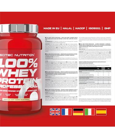 Buy Scitec Nutrition 100% Whey Protein Professional - Vanilla Very Berry 920g | International Shipping Available - Buy Online on GoSupps.com