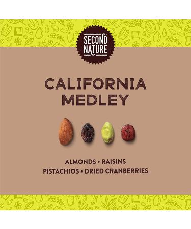 Second Nature California Medley Trail Mix 72 oz. Resealable Pouch - Gluten-Free Snack 12 oz. (Pack of 6) - Buy Online on GoSupps.com