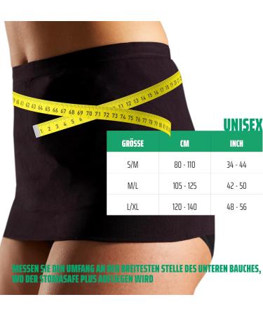 Corsinel Stomasafe Plus Two-Layer Belly Bandage | Secure Stoma Bag Fixing | Elastic Support Band in Beige S/M - Buy Online on GoSupps.com