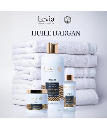 Levia | Argan Revitalizing Serum | Restores hair vitality | Smoothes & Facilitates styling | Long-lasting protection | Argan Oil | For dry & damaged hair | Cruelty-free | 100 ml - Buy Online on GoSupps.com