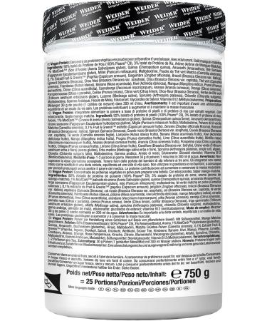 Weider Vegan Protein 750g - Plant-Based Protein Powder (1 Pack) - White - Buy Online on GoSupps.com