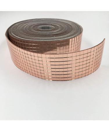 NUO RUI Mini Square Mirrors Mosaic Tiles | Real Glass Craft | Rose Gold Mosaic Sticker - Buy Online on GoSupps.com