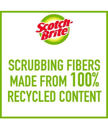 Scotch-Brite Non-Scratch Plastic Scrubbing Pads - Gentle on Dishes, Tough on Grime | Pack of 3 - Buy Online on GoSupps.com