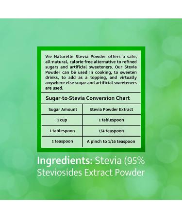 Pure Stevia Powder Extract Sweetener - Zero Calorie Sugar Substitute - 3 Ounce (Pack of 1) - 3,000 Servings - Buy Online on GoSupps.com