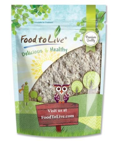 Food to Live - Psyllium Husk Powder 12 Ounces - Pure Kosher Vegan Keto Unflavored Finely Ground Bulk Mixes Well Rich in Soluble Fiber 12 Ounce (Pack of 1)