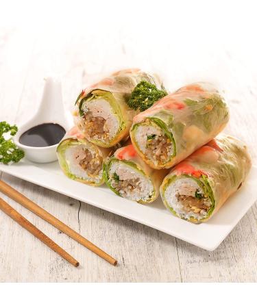 TANISA Organic Brown Rice Paper Wrapper - Gluten Free Spring Roll Wrappers - Vietnamese Rice Paper for Fresh Rolls - 8.7 inch, 12 oz - Buy Online on GoSupps.com