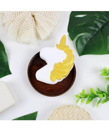 French Tendance Unicorn Bath Bomb White/Gold 150g - Monoi Scent