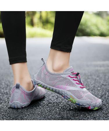 SAGUARO Unisex Barefoot Shoes - Quick-Drying Trail Running & Beach Shoes for Outdoor Sports - Minimalist 38 EU Pink - Buy Online on GoSupps.com