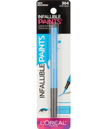 L'Or al Paris Infallible Paints Eyeliner Vivid Aqua 0.034 fl. oz. - Long-Lasting Waterproof Formula - Buy Online on GoSupps.com