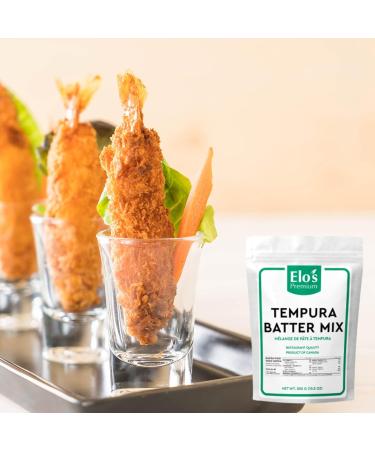 Elo s Premium Tempura Batter Mix (300g) | Proudly Made in Canada |Japanese Shrimp Batter Fish Fry Seasoned Coating for Seafood and Vegetables | Authentic Asian Fluffy Flour| No MSG and Added Colour - Buy Online on GoSupps.com
