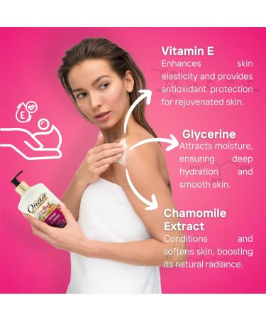 Spring Flowers Body Lotion - Chamomile Extract & Vitamin E for Soothing Hydration | Lightweight & Non-Sticky - 16.9 fl.oz | International Shipping Available - Buy Online on GoSupps.com