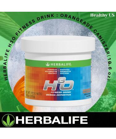 Herbalife H O Fitness Drink: Orangeade Canister 10.6 Oz (300g) Carbohydrate Blend for immediate Energy Energize Hydrate Protect Naturally Flavored - Buy Online on GoSupps.com