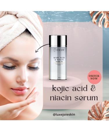 Kojic Acid & Niacinamide Serum 1.69 oz | Brightening & Anti-Aging Formula | International Shipping - Buy Online on GoSupps.com