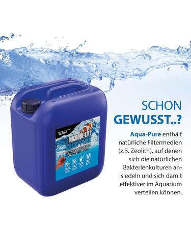 Microbe-Lift Aqua-Pure 5000ml | 100% Organic Liquid Filter Medium for Crystal-Clear Aquarium Water | Improve Water Treatment for Fresh & Saltwater - Buy Online on GoSupps.com