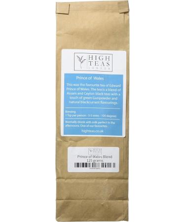 High Teas London Prince of Wales Blend Black Tea 125 g Pouch - Buy Online on GoSupps.com