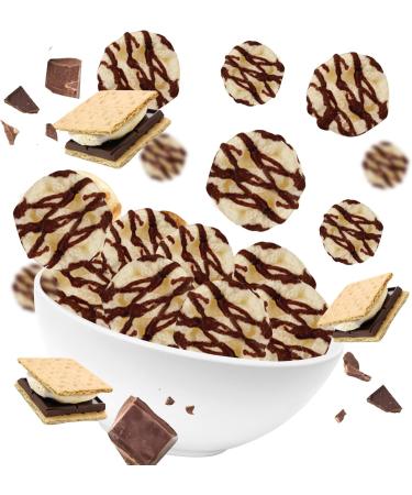  Drizzilicious Drizzilicious S'Mores Pack of 3 Mini Rice Cakes with Dark Chocolate Drizzle 113g - Buy Online on GoSupps.com