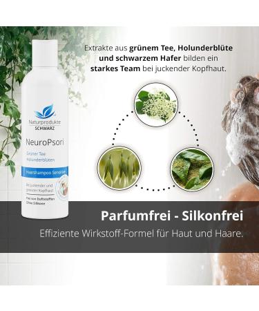 Naturprodukte Schwarz NeuroPsori Shampooing Sensitive 250 ml - Buy Online on GoSupps.com