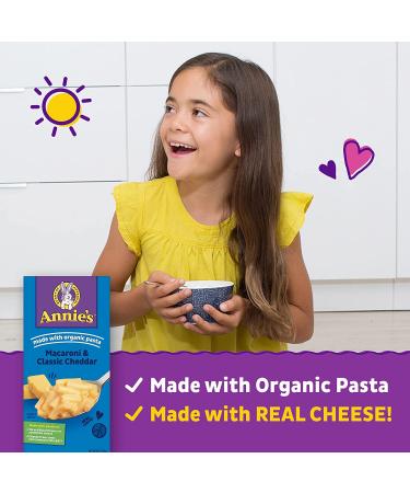 Annie's Classic Mild Cheddar Macaroni & Cheese - 6 oz Box - Buy Online on GoSupps.com