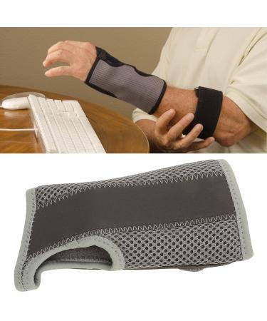 Adjustable Wrist Brace for Carpal Tunnel & Tendinitis Relief - Unisex Night Support with Splints (Gray Left Hand - Buy Online on GoSupps.com