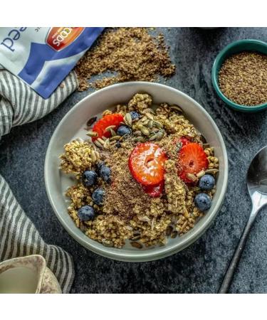 Linwoods Organic Milled Premium Flaxseed Omega3 Protein Iron Magnesium Seeds 1Kg - Buy Online on GoSupps.com