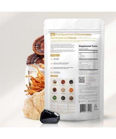alcami elements Mushroom Coffee Creamer Superfood Blend 10X Concentrated Extract with Lion s Mane Reishi & Cordyceps Energy & Focus Support Premium Supplement Powder Double Pack 60 Servings - Buy Online on GoSupps.com