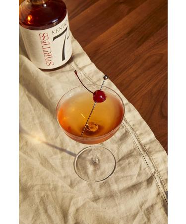 SPIRITLESS Kentucky 74 Non-Alcoholic Bourbon Whiskey Spirit - Distilled Mocktail/Cocktail Ingredient - Non-GMO & Vegan - 750ml Bottle - Buy Online on GoSupps.com