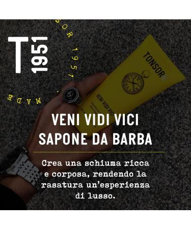  TONSOR1951 Tonsor 1951 VENI VIDI VICI Shaving soap 200 ml - Buy Online on GoSupps.com