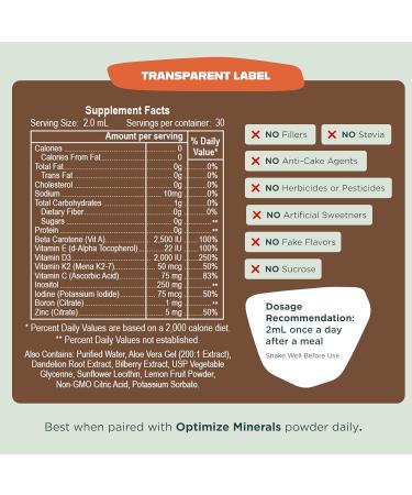Optimize Minerals Vitamins and Mixed Berry Bundle | All in-One Supplement Pack Ionic Trace Mineral Blend Electrolyte and Micronutrient Support - Buy Online on GoSupps.com
