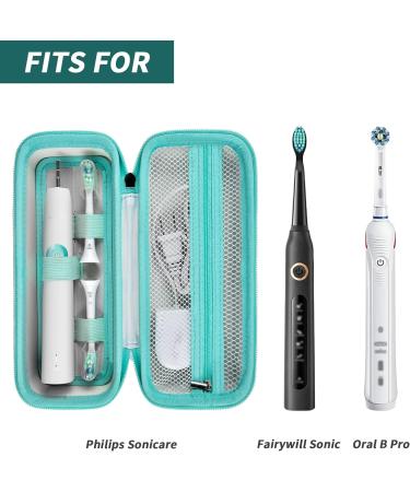 Travel Storage Bag for Philips Sonicare & Oral-B Toothbrush - Compatible Case for Pro Models & Accessories (White) - Buy Online on GoSupps.com