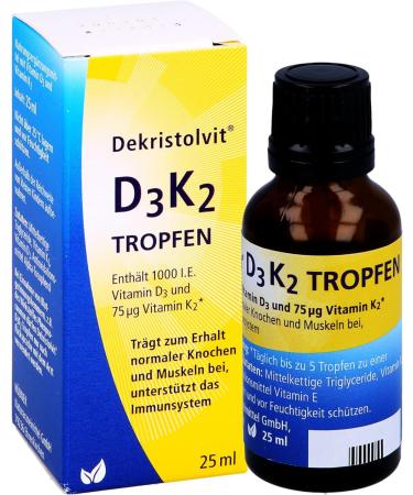 Decristolvit D3 K2 Drops - Premium Vitamin D & K Supplement for Optimal Health | Fast International Shipping - Buy Online on GoSupps.com