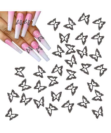 XEAOHESY 40 Pieces Gold and Silver Alloy Heart Charms for Nails Love Heart  Nail Charms Gems Christmas Heart Nail Studs Inlaid Rhinestone Pearls for  Women Girls Valentine's Day Nail Art 40 Pieces