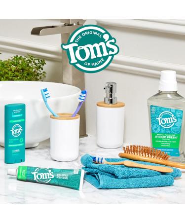 Tom's of Maine Wicked Fresh! Natural Anticavity Fluoride Toothpaste - 3 Pack Spearmint 4 oz - International Shipping - Buy Online on GoSupps.com