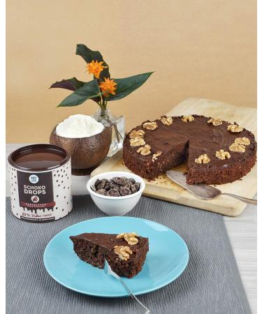 Buy No Sugar Sugar Schokodrops - Daring 60% Cocoa Bitter Chocolate (3x250g) | Sugar-Free Sweetened with Erythritol & Stevia | International Shipping Available - Buy Online on GoSupps.com