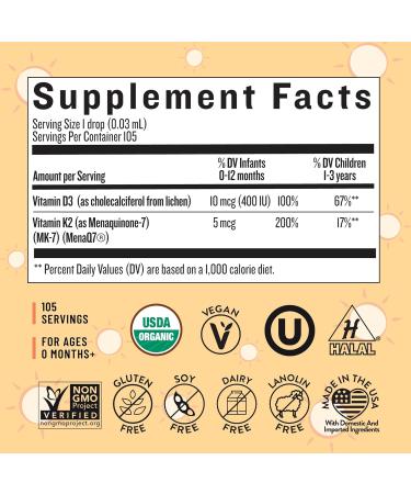 Legendairy Milk Baby Vitamin D3 K2 and Probiotic Drops Bundle Age 0+ - Buy Online on GoSupps.com