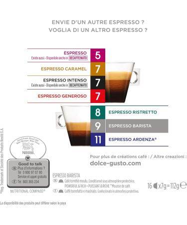 Nescaf Dolce Gusto Barista 16 Capsules x 7g - Buy Online on GoSupps.com