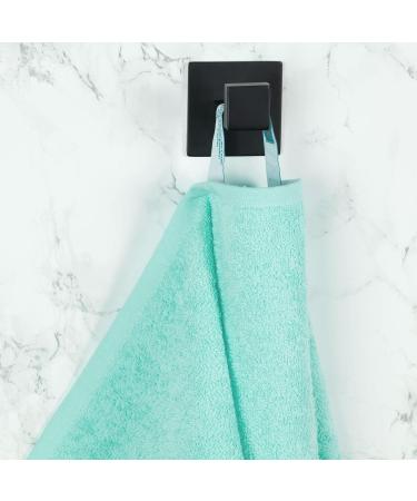 Zollner 10 Set Soft Cotton Shower Towels (50x100 cm) - Mint - Hotel Quality Washable Up to 60 C with Practical Hanger - Strong & Absorbent - Buy Online on GoSupps.com